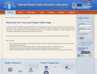 e-tex-lab.com screenshot