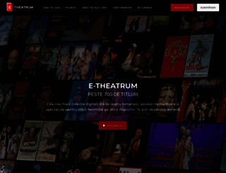 e-theatrum.com screenshot