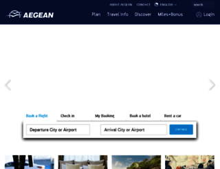 e-ticket.aegeanair.com screenshot