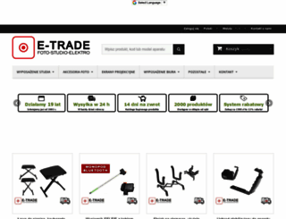 e-trade.com.pl screenshot