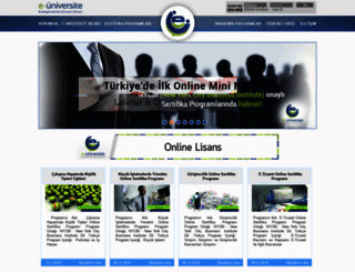 e-universite.com.tr screenshot