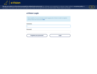 e-vision.anglia.ac.uk screenshot