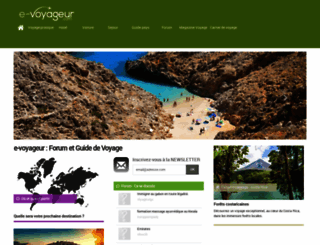 e-voyageur.com screenshot