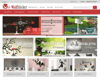 e-wallsticker.com screenshot
