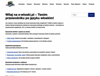 e-wloski.pl screenshot