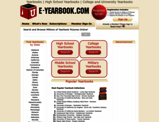 e-yearbook.com screenshot