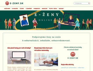 e-zeny.sk screenshot