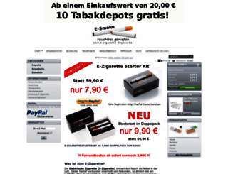 e-zigarette-depots.de screenshot