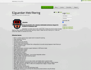 e2guardian.org screenshot