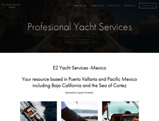 e2yachtservices.com screenshot