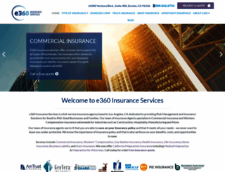 e360insurance.com screenshot