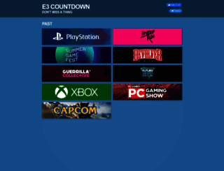 e3countdown.com screenshot