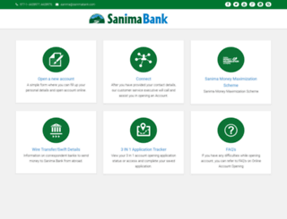eaccount.sanimabank.com screenshot