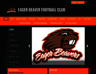 eagerbeaverfootball.com screenshot