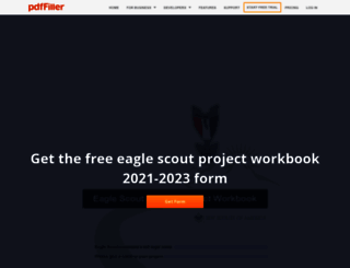 eagle-scout-project-workbook.pdffiller.com screenshot