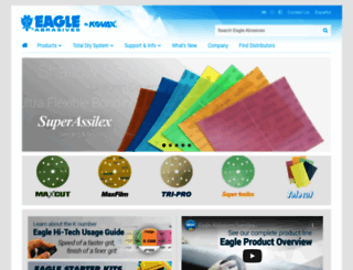 eagleabrasives.com screenshot