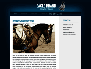 eaglebrandcowboytack.com screenshot