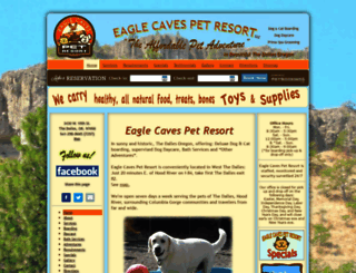 eaglecavespetresort.com screenshot