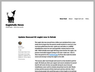 eagleholic.wordpress.com screenshot