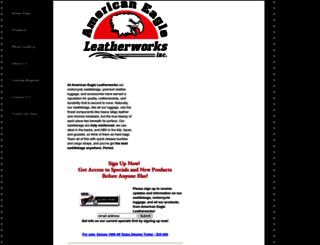 eagleleatherworks.com screenshot