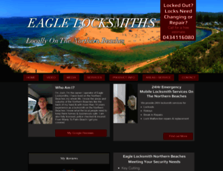 eaglelocksmiths.com.au screenshot