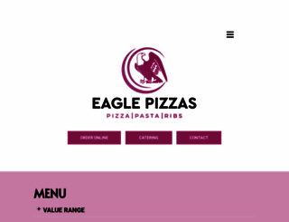 eaglepizzas.com.au screenshot
