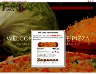 eagles-pizza.com screenshot