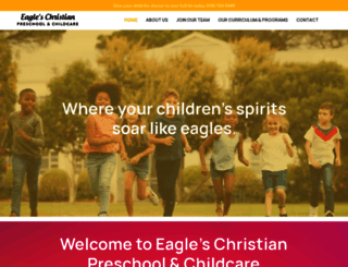 eagleschristianpreschool.com screenshot