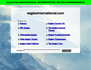 eaglesinternational.com screenshot