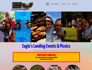 eagleslandingevents.com screenshot