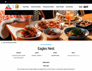 eaglesnest.com.au screenshot