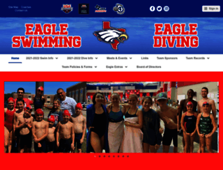 eagleswimmingassociation.com screenshot
