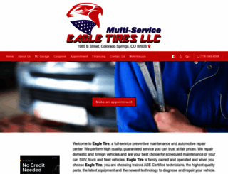 eagletirerepair.com screenshot