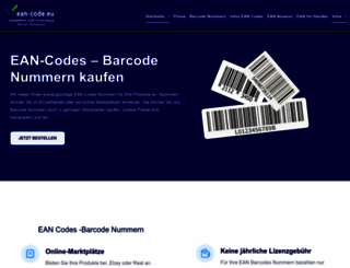 ean-code.eu screenshot