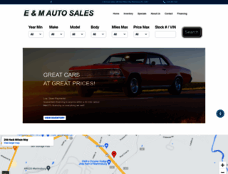 eandmautosales.com screenshot
