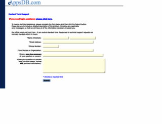 eappsdb.com screenshot