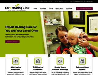 earandhearingclinic.com screenshot