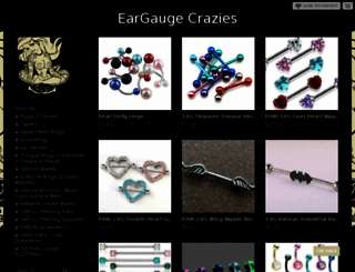 eargaugecrazies.storenvy.com screenshot