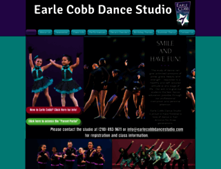 earlecobbdancestudio.com screenshot