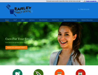 earleyfamilydental.com screenshot