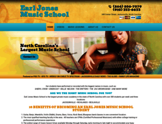 earljonesmusicschool.com screenshot