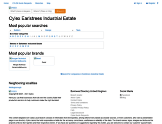 earlstrees-industrial-estate.cylex-uk.co.uk screenshot