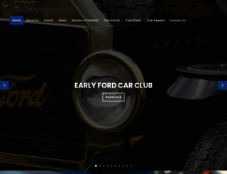 earlyfordcarclub.co.za screenshot