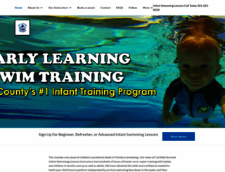 earlylearningswim.com screenshot