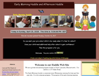 earlymorninghuddle.com screenshot