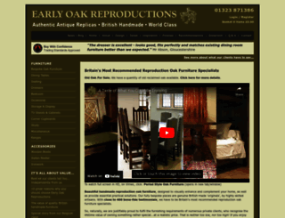 earlyoakreproductions.co.uk screenshot