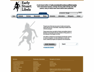 earlystuartlibels.net screenshot
