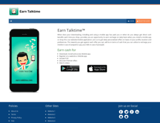 earn-talktime.com screenshot