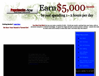 earn.paychecks-now.com screenshot