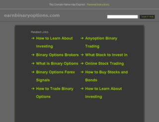earnbinaryoptions.com screenshot